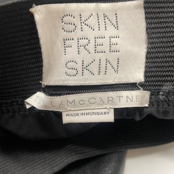 Stella McCartney Skin Free Skin Darcelle Faux Leather Leggings Pants - Picture 6 of 14